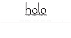 Desktop Screenshot of halohairspa.com